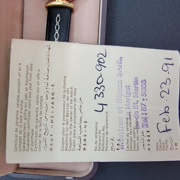 Ernest Borel Kaleidoscope Vintage Cocktail Ladies Watch - Picture 9 of 10